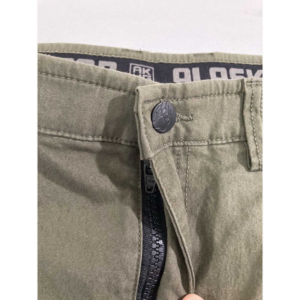 AKHG Alaskan Hardgear Pants Womens 10L Green Stone Run Relaxed 7 Pocket - Picture 8 of 15